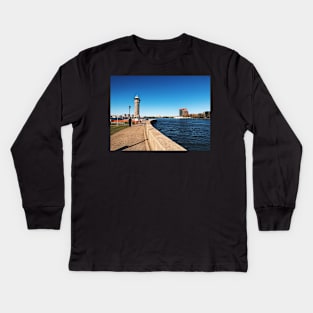 Roosevelt Island Lighthouse Manhattan East River Kids Long Sleeve T-Shirt